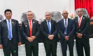 Pj Bupati Mambay Ucapkan Selamat Terhadap PAW Pimpinan dan Anggota DPRD Yapen