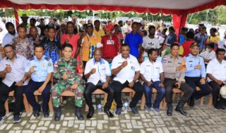 BPPKLN Papua Gandeng Imigrasi Gelar Wawasan Kebangsaan dan Perekaman PLB di Kampung Mosso