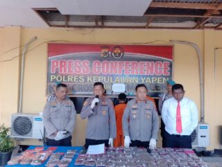 Sat Resnarkoba Polres Yapen, Ungkap 3 Kasus Kepemilikan Narkotika Jenis Ganja