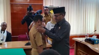 Fransiskus Esa Ditunjuk Sebagai Karateker Kepala Pemerintahan Kampung Tobati