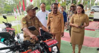 Pemkot Jayapura Bagi Puluhan Kendaraan Dinas Roda 2 dan 4