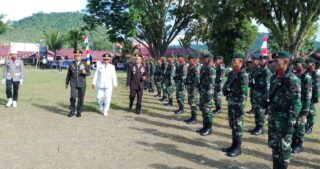 Pj Bupati Kepulauan Yapen Cyfrianus Mambay Bertindak Sebagai Irup Upacara HUT Bhayangkara Ke-77