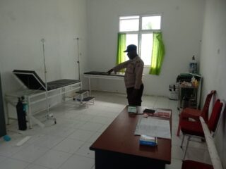 Pasca Gempa Guncang Keerom, Personil Pospol Airu Tetap Waspada Lakukan Patroli dan Monitoring
