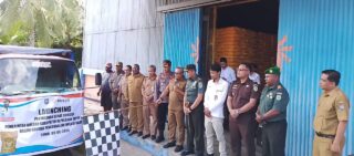 Kendalikan Inflasi Daerah, Pj Bupati Cyfrianus Mambay Launching Beras Subsidi Sebanyak 175 Ton