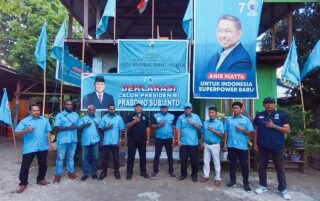 Dari Ujung Timur Indonesia, Gelora Papua Deklarasikan Dukungan Capres Prabowo Subianto