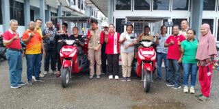 Pemkab Yapen Terima Bantuan Kendaraan Motor Roda 3 Bagi Disabilitas Dari Kemensos RI