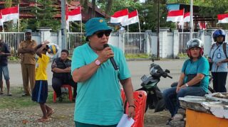 Dibuka Oleh Sekda Yapen Erny Tania Turnamen Bola Voli Meriahkan HUT Ke-78 Dikuti 14 Klub