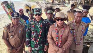 Sekda Yapen Erny Tania Hadiri Buka Tasamu-Rawanang di Kampung Asai