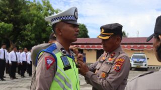 Polres Kepulauan Yapen Gelar Apel Operasi Zebra Cartenz 2023, Simak 7 Prioritas Pelanggaran Berlalu Lintas