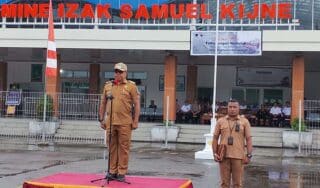 PJ Bupati Yapen Cyfrianus Mambay Bertindak Sebagai  Irup di Harhubnas Tahun 2023