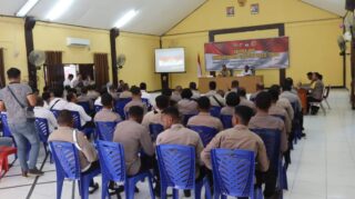 Latpra Ops Mantap Brata Cartenz 2023-2024 Polres Yapen Siap Amankan Pemilu 2024