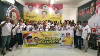 Bara JP Papua Resmi Tetapkan Dukungan ke Prabowo-Gibran dan Caleg DPR-RI Willem Frans Ansanay