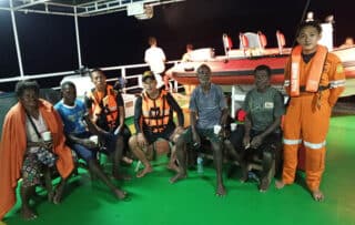 7 Penumpang Speed Viber Laka Laut Ditemukan Selamat, 4 Diantaranya Dievakuasi Tim Rescue
