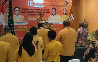DPD Hanura Papua Gelar Perayaan HUT Bertepatan Dengan Peresmian Gedung Kantor Sekretariat