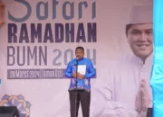 Safari Ramadan BUMN, PLN Hadirkan 1.000 Paket Sembako Murah untuk Masyarakat Nabire