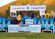 10 Klub Ikuti Freeport Grassroot Tournament 2024 di Jayapura