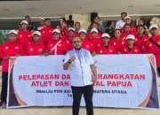 PODSI Papua Lepas Atlet Dayung Menuju PON Aceh-Sumut 2024