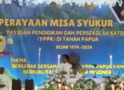 Rayakan HUT ke-50 YPPK di Tanah Papua, Ketua Alumni SMP YPPK Santo Paulus Abepura, Otniel Deda Sampaikan Ucapan Selamat