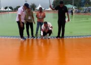Jelang Pertandingan Cabor Sepatu Roda PON XXI Aceh, Ketum PB Porserosi Pantau Venue