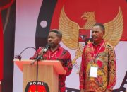 Deklarasi Kampanye Damai, Paslon Mote-Boari Ingin Tanamkan Memori Baik di Waropen