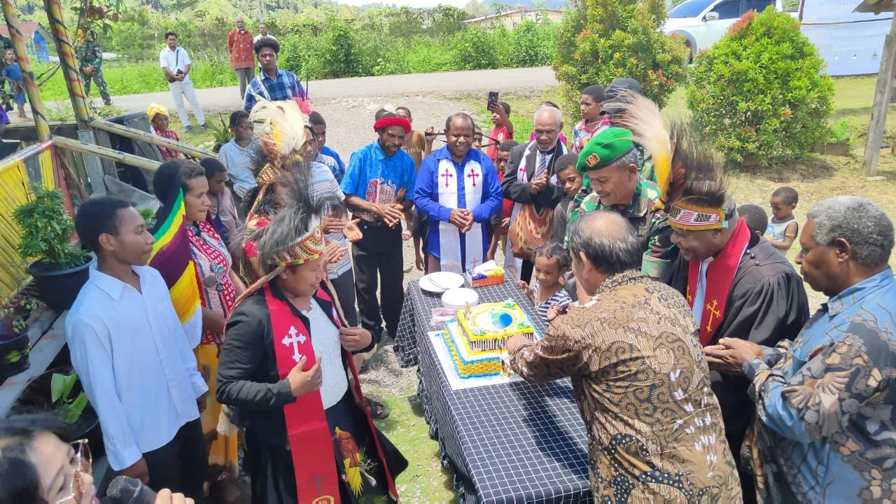 HUT GKI di Yalimo, Pendeta Yahya Walianggen: GKI hadir di Tanah Papua Untuk Melakukan Penginjilan
