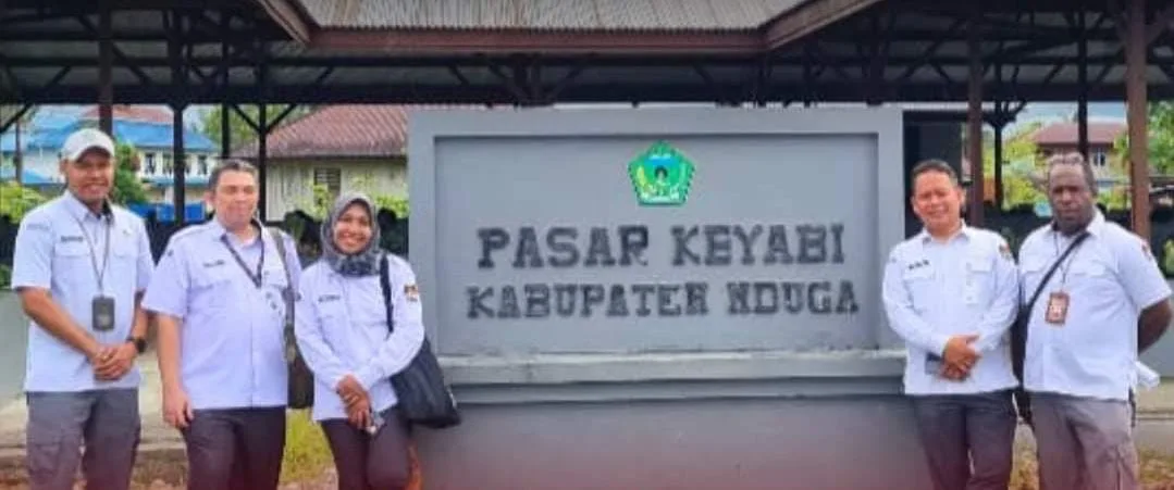 Sekertaris KPU Papua Pegunungan Pimpin Sosialisasi di Pasar Kenyam Kabupaten Nduga