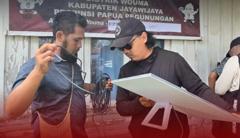 Starlink Dinilai Sangat Membantu Kinerja KPU Papua Pegunungan Dalam Penggunaan Aplikasi Sirekap