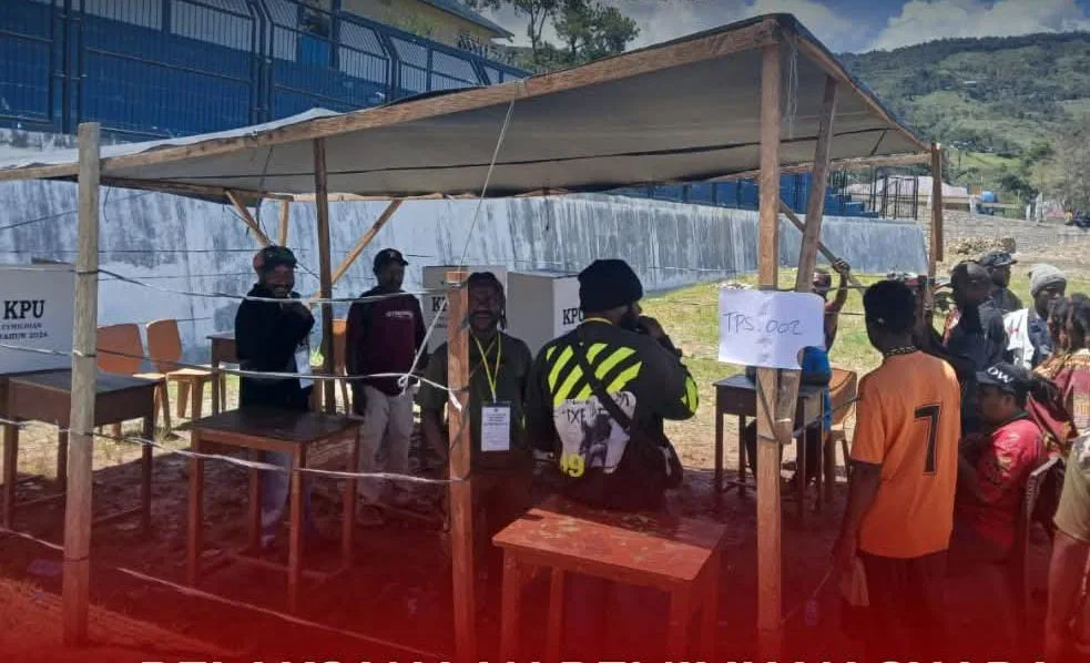 KPU Papua Pegunungan Siapkan Logistik Untuk 12 TPS di Kabupaten Tolikara PSU
