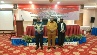 Dinar Kelnea – Yoas Beon Ditetapkan Sebagai Bupati dan Wabup Periode 2025-2030 Dalam Rapat Paripurna DPRK Nduga