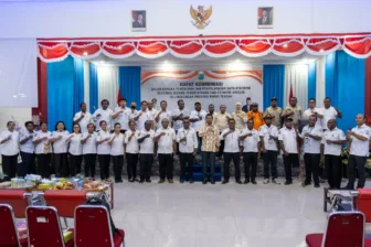 Bapperida Papua Tengah Gelar Rapat Koordinasi Guna Penyelarasan Data Statistik Sektoral