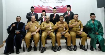 Pj Sekda Papua Tengah Lantik Pejabat Fungsional di lingkup Dinas Penanaman Modal dan Pelayanan Terpadu Satu Pintu