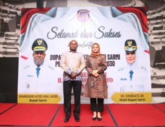 Usai Dilantik, Bupati dan Wakil Bupati Sarmi Menggelar Ramah Tamah