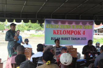 Serap Aspirasi, DPRK Nabire Gelar Hearing III Kelompok 4 di Kampung Waroki
