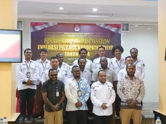 KPU Deiyai Gelar FGD Evaluasi Pilkada Kabupaten Deiyai Tahun 2024