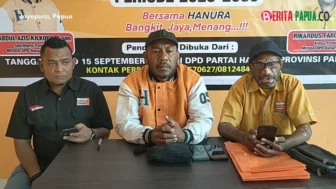 Partai Hanura Papua Resmi Buka Pendaftaran Bakal Calon Ketua DPD Periode 2025-2030, 5 Kandidat Siap Daftar