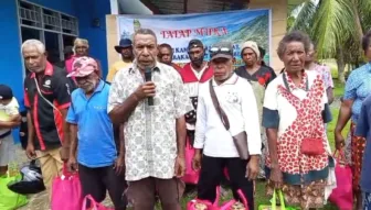 Ondoafi Bagasewar Ajak Masyarakat Suku Sobey Dukung Pembangunan Sarmi