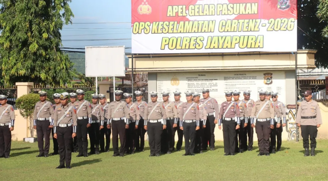 Antisipasi Lonjakan Pelanggaran Lalu Lintas Jelang Lebaran, Polres Jayapura Gelar Operasi Keselamatan