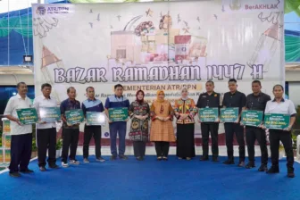 Bentuk Kepedulian terhadap Sesama, Kementerian ATR/BPN Gelar Bazar Ramadan 1447 H