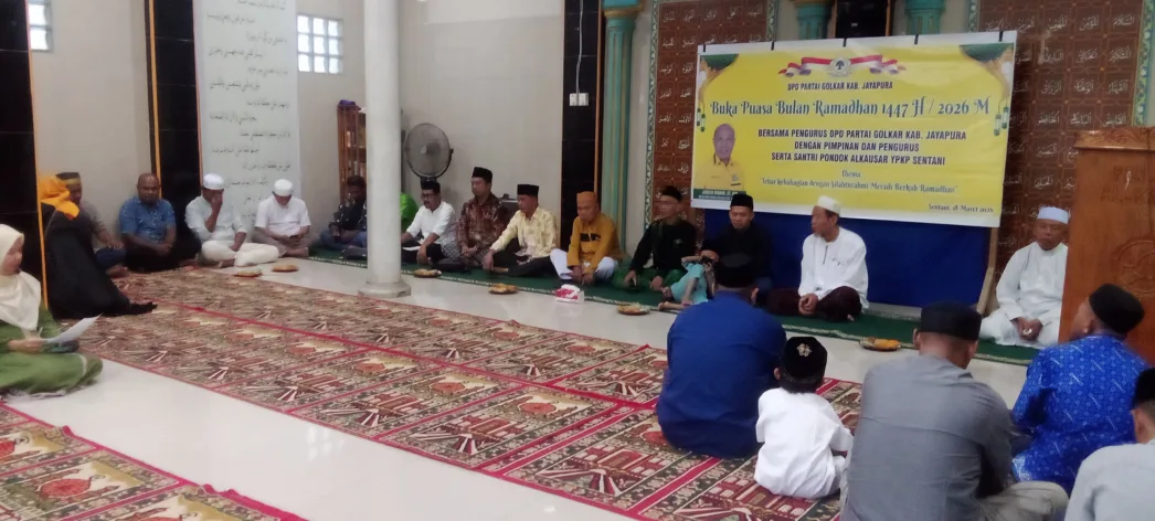 Jalin Silaturahmi di Bulan Suci, DPD Golkar Jayapura Gelar Buka Puasa Bersama Santri di YPKP Sentani
