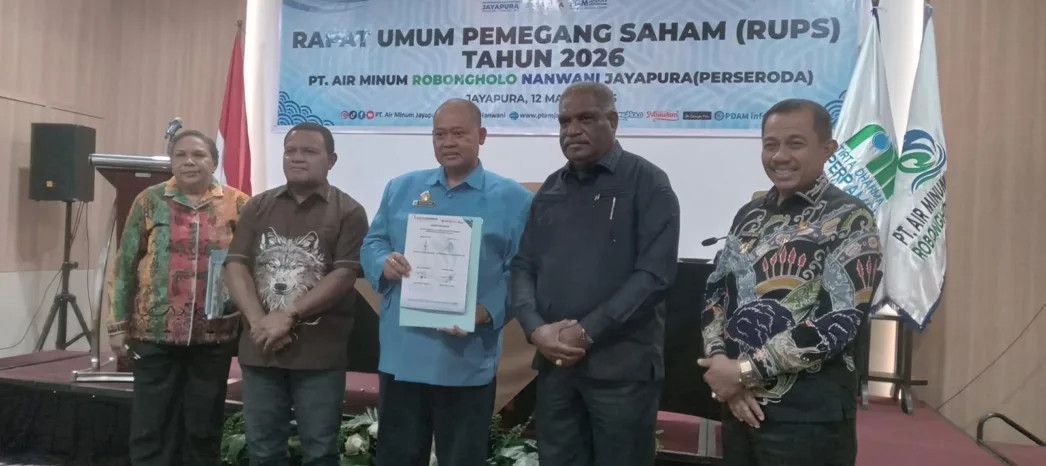 RUPS PDAM Jayapura Setujui Laporan Tahunan, Laba 2025 Tembus Rp2,8 Miliar