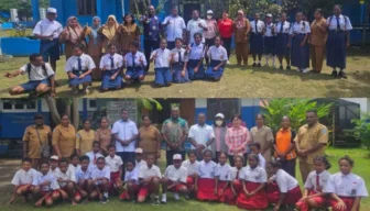 Miris, 2 Sekolah di Distrik Waibu Belum Pernah Merasakan Makanan Bergizi Gratis