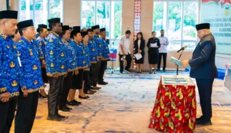 Gubernur Matius Fakhiri Lantik 36 Pejabat Struktural dan Fungsional di Lingkungan Pemprov Papua