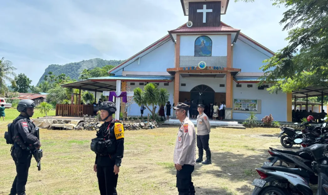 629 Personel Polresta Jayapura Kota Dikerahkan Amankan Rangkaian Perayaan Paskah