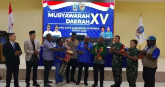 Buka Musda KNIP Jayapura, Bupati Yunus Wonda Tegaskan KNPI Milik Semua Pemuda Tanpa Sekat
