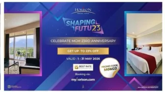 Rayakan HUT ke-23 MGM, Hotel Horex dan Horison Sentani Tebar Diskon Menginap Hingga 23% Sepanjang Mei 2026