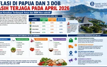 Inflasi di Papua dan 3 DOB Masih Terjaga Pada April 2026, BI Catat Kenaikan Terdampak Avtur dan BBM Non-subsidi
