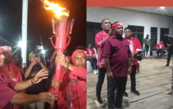 Wakil Bupati Jayapura Serahkan Obor Patimura Warnai Peringatan HUT ke-209 di Jayapura Papua