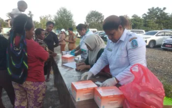 Puskesmas Waibu Gelar Screening Malaria di Gereja Yerusalem, 8 Warga Doyo Dinyatakan Positif