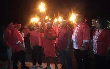 Peringatan 209 Tahun Kapitan Pattimura di Papua, 47 Km Lari Obor Kobarkan Semangat Pemuda Maluku di Tanah Papua