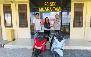 Berkat CCTV dan Koordinasi Cepat, Polsek Muara Tami Amankan 2 Motor Curanmor dan Kembalikan ke Pemilik